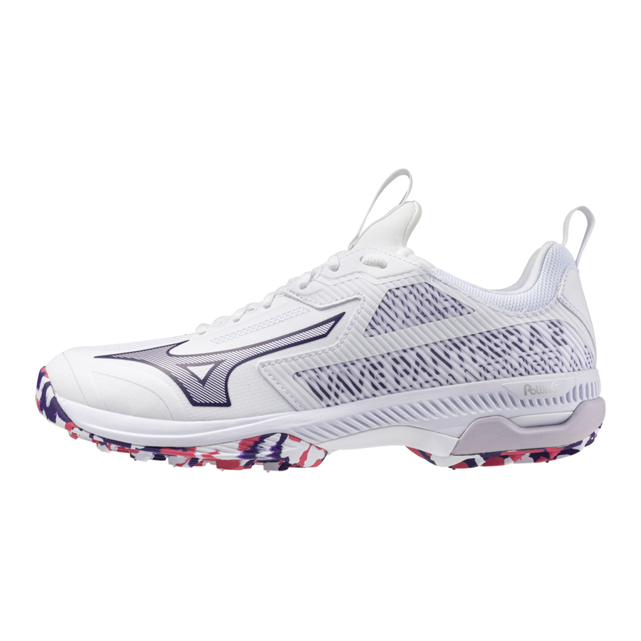 Mizuno WAVE PANTHERA 2 White/VioletIndigo/CamelliaRos